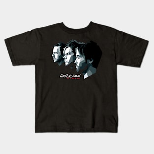 Hoobastank on Silhouette T-shirt Kids T-Shirt